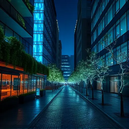 Интеграция биолюминесцентных элементов для уникальной ночной атмосферой