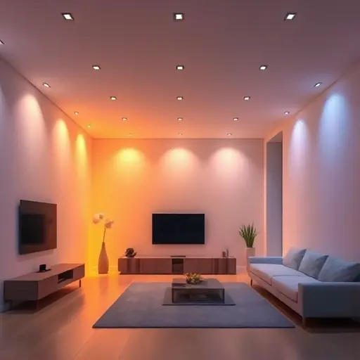 Цветовые градации светильников для визуального расширения пространства